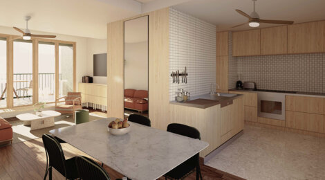 Programme immobilier neuf SAINT-MAUR - Bordeaux appartements réhabilités près rue Notre-Dame (33000) - Référence : 18344