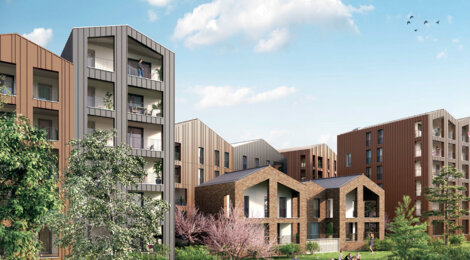 Programme immobilier neuf NOVEO - Bordeaux : Appartements studio–T4 avec loggias, cuisines équipées et îlot paysager au cœur du quartier Bassins à flot (33000) - Référence : 14284