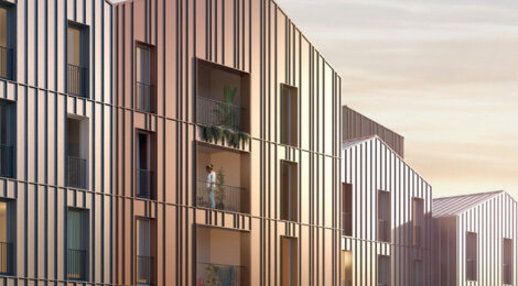 Programme immobilier neuf NOVEO - Bordeaux : Appartements studio–T4 avec loggias, cuisines équipées et îlot paysager au cœur du quartier Bassins à flot (33000) - Référence : 14284