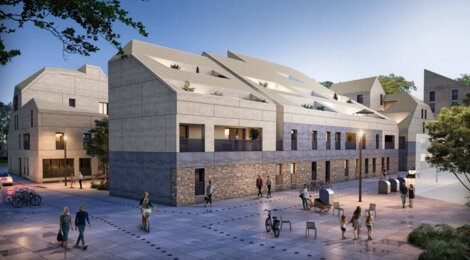 Programme immobilier neuf Parvis Orion - Bordeaux : Appartements studio–T5 avec balcons, loggias et confort optimisé dans le quartier Bastide Niel (33000) - Référence : 14205
