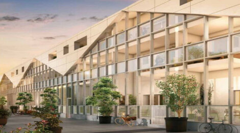 Programme immobilier neuf Home - Bordeaux : Appartements studio–T5 avec terrasses, lofts et jardin commun dans le quartier Caserne Niel (33000) - Référence : 14192