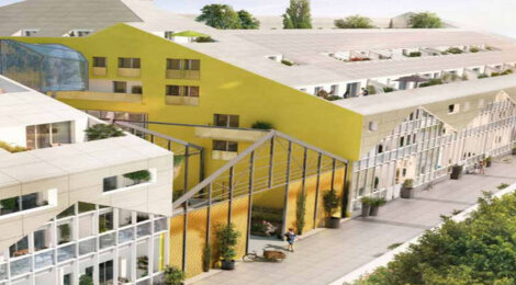 Programme immobilier neuf Home - Bordeaux : Appartements studio–T5 avec terrasses, lofts et jardin commun dans le quartier Caserne Niel (33000) - Référence : 14192