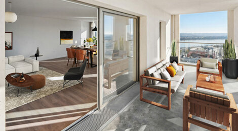 Programme immobilier neuf QUAI NEUF-ADELAIDE - Bordeaux : Appartements studio–T5 avec vues Garonne, toits végétalisés et parking sécurisé dans le Jardin de l'Ars (33000) - Référence : 14264