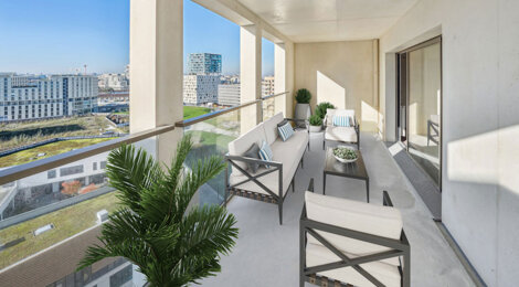 Programme immobilier neuf QUAI NEUF-ADELAIDE - Bordeaux : Appartements studio–T5 avec vues Garonne, toits végétalisés et parking sécurisé dans le Jardin de l'Ars (33000) - Référence : 14264