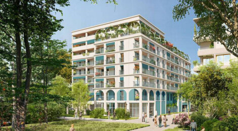 Programme immobilier neuf Les Arcades de l'Althéa - Bordeaux : Appartements T2–T5 avec rooftop, jardins suspendus et proximité Pont Simone Veil (33000) - Référence : 14491