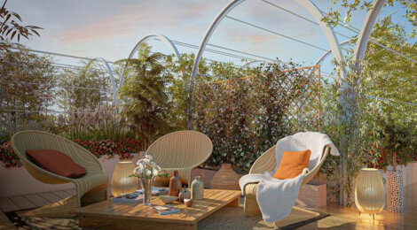 Programme immobilier neuf Les Arcades de l'Althéa - Bordeaux : Appartements T2–T5 avec rooftop, jardins suspendus et proximité Pont Simone Veil (33000) - Référence : 14491