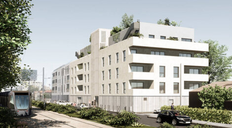 Programme immobilier neuf LES TERRASSES DE VICTORIA - Bordeaux : Appartements T2–T5 avec rooftop, terrasses végétalisées et proximité tram dans Euratlantique (33000) - Référence : 6762