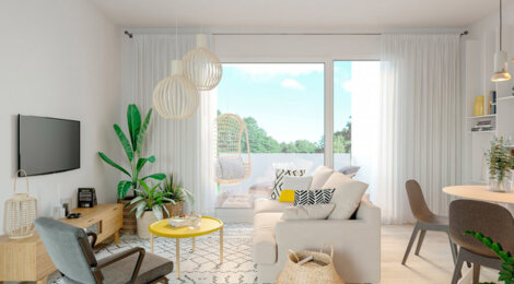 Programme immobilier neuf INOUI - Bordeaux : Appartements T3–T4 et maisons avec jardins privatifs, loggias et proximité Tram (33000) - Référence : 14461