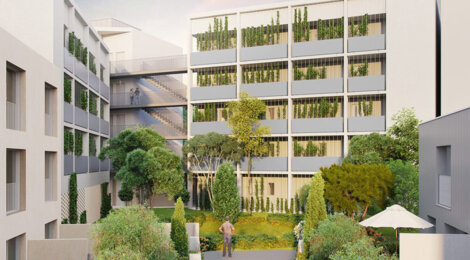 Programme immobilier neuf INOUI - Bordeaux : Appartements T3–T4 et maisons avec jardins privatifs, loggias et proximité Tram (33000) - Référence : 14461