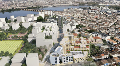 Programme immobilier neuf INOUI - Bordeaux : Appartements T3–T4 et maisons avec jardins privatifs, loggias et proximité Tram (33000) - Référence : 14461
