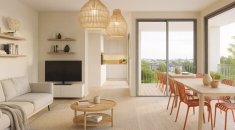Programme immobilier neuf SKYLINE - Bordeaux Caudéran proche de l’église Saint-Amand (33000) - Référence : 14947