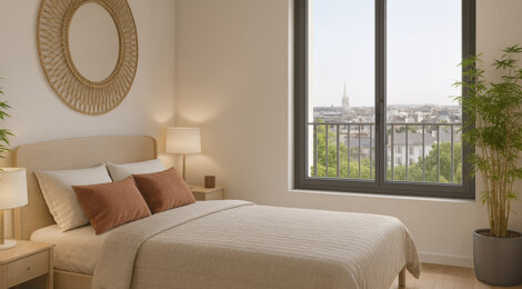 Programme immobilier neuf SKYLINE - Bordeaux Caudéran proche de l’église Saint-Amand (33000) - Référence : 14947