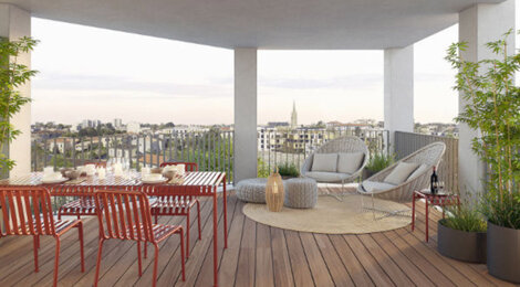 Programme immobilier neuf SKYLINE - Bordeaux Caudéran proche de l’église Saint-Amand (33000) - Référence : 14947