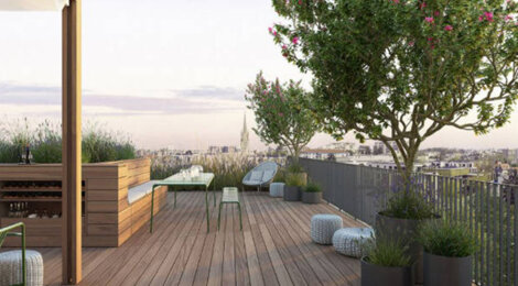 Programme immobilier neuf SKYLINE - Bordeaux Caudéran proche de l’église Saint-Amand (33000) - Référence : 14947