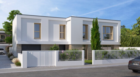 Programme immobilier neuf VILLAS VERDE - Bordeaux Caudéran villas contemporaines avec jardin et piscine (33000) - Référence : 18537