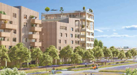 Programme immobilier neuf QUAI 54/56 ARTISANAT - Bordeaux dans le quartier Brazza rive droite (33000) - Référence : 13963