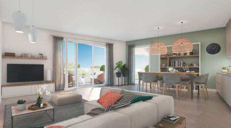 Programme immobilier neuf Brazza Lib - Bordeaux, écoquartier paysager et logements neufs au fil de la Garonne (33000) - Référence : 15944