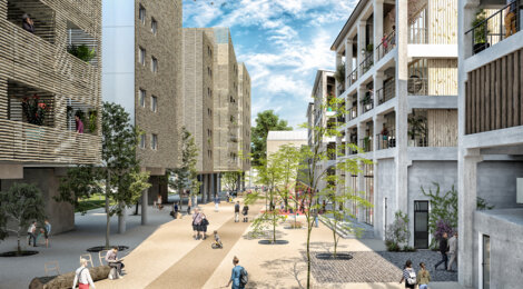 Programme immobilier neuf Brazza Lib - Bordeaux, écoquartier paysager et logements neufs au fil de la Garonne (33000) - Référence : 15944