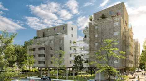 Programme immobilier neuf Brazza Lib - Bordeaux, écoquartier paysager et logements neufs au fil de la Garonne (33000) - Référence : 15944