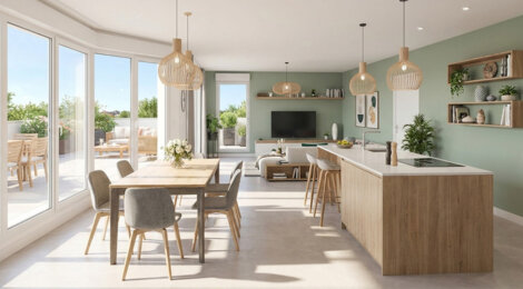 Programme immobilier neuf Brazza Lib - Bordeaux, écoquartier paysager et logements neufs au fil de la Garonne (33000) - Référence : 15944