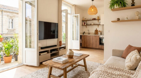 Programme immobilier neuf RUE MARC NOUAUX - Bordeaux hypercentre plateau 45 m2 à aménager investissement idéal (33000) - Référence : 17013