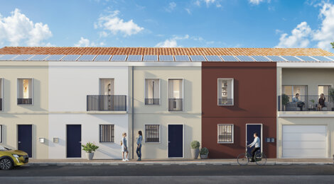 Programme immobilier neuf Les Terrasses d'Hautreux - Bordeaux  maisons neuve au coeur du quartier prisé Chartrons (33000) - Référence : 13965