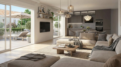 Programme immobilier neuf Les Terrasses d'Hautreux - Bordeaux  maisons neuve au coeur du quartier prisé Chartrons (33000) - Référence : 13965