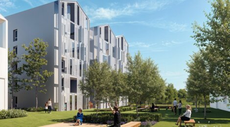 Programme immobilier neuf HALO 2 - Bordeaux quartier Brazza à deux pas du tram B (33000) - Référence : 16529
