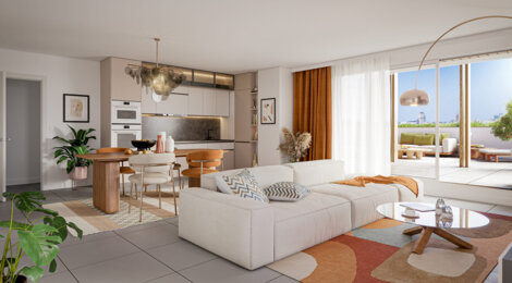 Programme immobilier neuf Bordo Tempo - Bordeaux quartier Deschamps Belvédère au cœur de la ville (33000) - Référence : 16757