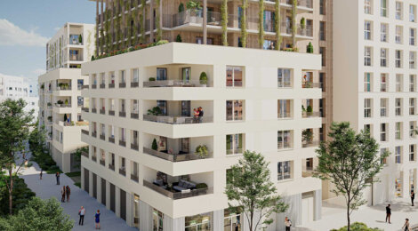 Programme immobilier neuf Bordo Tempo - Bordeaux quartier Deschamps Belvédère au cœur de la ville (33000) - Référence : 16757