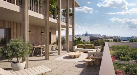 Programme immobilier neuf Bordo Tempo - Bordeaux quartier Deschamps Belvédère au cœur de la ville (33000) - Référence : 16757