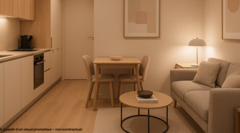 Programme immobilier neuf LES TERRASSES DE SUKØ - Bordeaux quartier Nansouty proche Hôtel de Ville (33000) - Référence : 11442