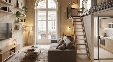 Programme immobilier neuf RUE SAINT JAMES - Bordeaux réhabilitation à deux pas du tramway (33000) - Référence : 14000