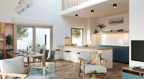 Programme immobilier neuf HABITER EST UNE ECHAPPEE BELLE - Bordeaux résidence contemporaine dans le quartier Brazza (33000) - Référence : 18106