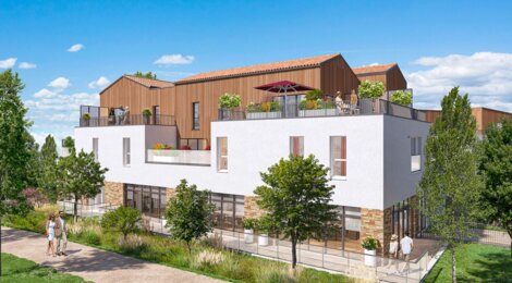 Programme immobilier neuf Le Jardin des Vignes - Bouaye centre ville à proximité gare TER (44830) - Référence : 15264