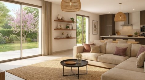 Programme immobilier neuf PARK MONTAURI - VILLA - Bouc-Bel-Air villa contemporaine avec vaste jardin (13320) - Référence : 13409