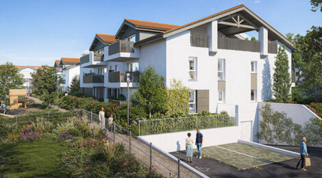 Programme immobilier neuf LES HAUTS DE BOUCAU - Boucau secteur Haut-Boucau à 15 min à vélo de la plage (64340) - Référence : 12459