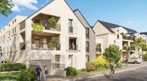 Programme immobilier neuf L'Ecrin - Bouchemaine : appartements neufs du 2 au 5 pièces proche des bords de Maine (49080) - Référence : 15396