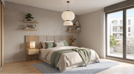 Programme immobilier neuf CASTANEA - Bouffémont : appartements neufs du studio au 3 pièces face à la forêt de Montmorency (95570) - Référence : 15579