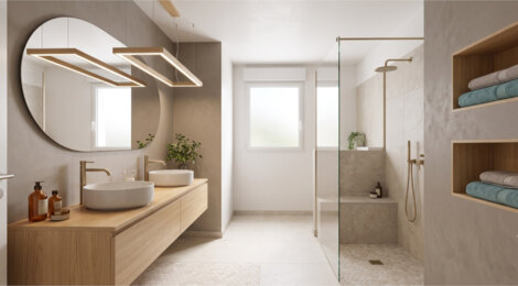Programme immobilier neuf CASTANEA - Bouffémont : appartements neufs du studio au 3 pièces face à la forêt de Montmorency (95570) - Référence : 15579