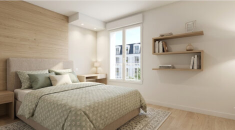 Programme immobilier neuf L'Îlot Camélias - Bougival : Appartements studio–T5 avec jardins privatifs, parking sécurisé et abri vélo en plein cœur de ville (78380) - Référence : 14430