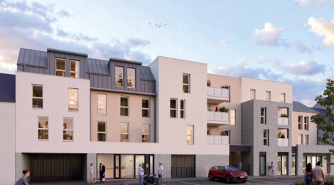 Programme immobilier neuf CARRÉ BEAUVOIR - Bouguenais centre  près du Parc du Champ Toury (44340) - Référence : 15529