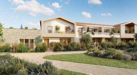 Programme immobilier neuf SOLANE - Bouillargues résidence verdoyante avec maisons et appartements (30230) - Référence : 18562