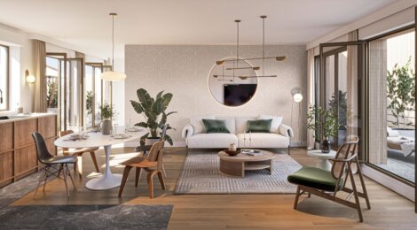 Programme immobilier neuf LES TERRASSES DU MARCHE - Boulogne-Billancourt à 4 minutes du métro ligne 9 (92100) - Référence : 18089