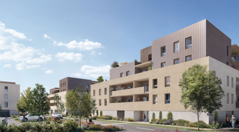 Programme immobilier neuf J.O.U.R - Bourg-en-Bresse secteur résidentiel à proximité du  centre et gare (01000) - Référence : 14304