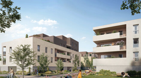 Programme immobilier neuf J.O.U.R - Bourg-en-Bresse secteur résidentiel à proximité du  centre et gare (01000) - Référence : 14304