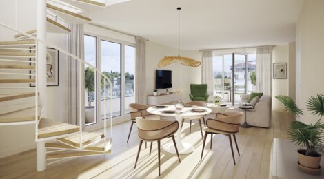 Programme immobilier neuf L'avant-garde - Bourg-La-Reine : appartements neufs du studio au 5 pièces à 10 min du RER B (92340) - Référence : 18190