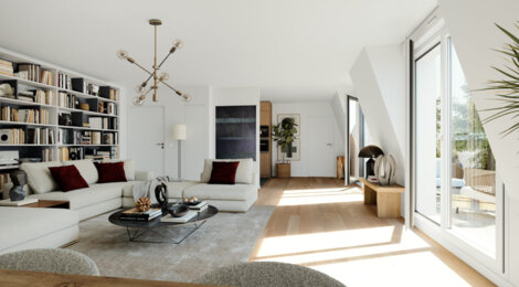Programme immobilier neuf Villa Condorcet - Bourg-La-Reine : appartements neufs T2–T3 à 7 min du RER B (92340) - Référence : 8699