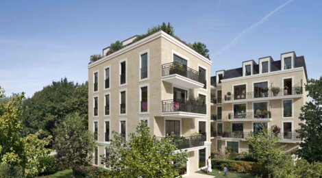 Programme immobilier neuf Villa Condorcet - Bourg-La-Reine : appartements neufs T2–T3 à 7 min du RER B (92340) - Référence : 8699