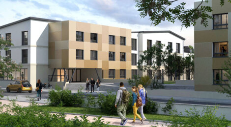 Programme immobilier neuf LA FABRIK - Bourges résidence étudiante quartier Latiholle face au campus (18000) - Référence : 10734